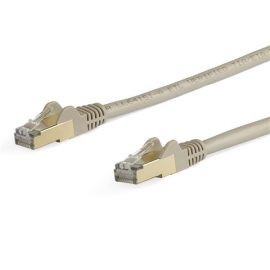 Startech Cable - Grey Cat6A Ethernet Cable 7 m CAT6a Patch Cable | Shielded (STP) | Snagless | 100% Copper Wire | Grey 6Aspat7Mgr