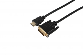 0.5m HDMI Male To Dvi-D Dual Link Male 022.002.0306