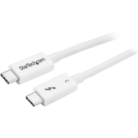 StarTech.com 1.6ft (50cm) Thunderbolt 3 Cable, 40Gbps, 100W Pd, 4K/5K Video, Thunderbolt-Certified, Compatible W/ TB4/USB 3.2/DisplayPort - 1.6ft (50cm) Passive Thunderbolt 3 Cable - Delivers Consistent 40 Gbps Performance - Compatible With TB4, USB4/USB