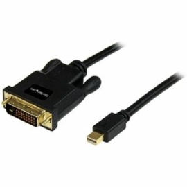 StarTech.com 6ft Mini DisplayPort To Dvi Cable, Mini DP To Dvi-D Adapter/Converter Cable, 1080p Video, MDP 1.2 To Dvi Monitor/Display - Cable For Tv, Ultrabook, Projector, MacBook, Mac Mini - First End: 1 X 20-pin Mini DisplayPort Digital Audio/Video - M