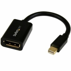 StarTech.com Mini DisplayPort To DisplayPort Adapter, 4K X 2K Video, Ultra Hd Mini DP To DP Converter, MDP To DP 1.2 Adapter, Male/Female - Cable For Monitor, Notebook, Audio/Video Device, Desktop Computer, Display - First End: 1 X 20-pin Mini DisplayPor