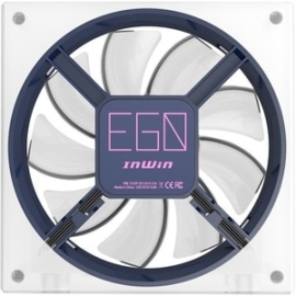In Win Ego AE120 1 Cooling Fan - 120 Mm Maximum Fan Diameter - 1 X Fan(s) - 98.63m³/h Maximum Airflow - 1400 Rpm - Sleeve Bearing - 6-Pin Modular - Argb LED - Silicone, Polycarbonate EGO-AE120-1PK