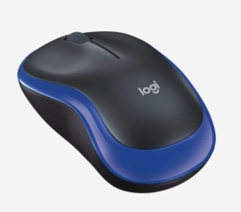 Logitech M185 Wireless Mouse -Blue, 2.4GHZ USB Receiver, Plug And Play - 3YR Wty 910-002502