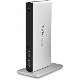 StarTech.com Dual-Monitor USB 3.0 Docking Station - Dvi Outputs - Mac & Windows - Dvi To VGA & Dvi To HDMI Adapters Included - USB3SDOCKDD - Dual-monitor USB 3.0 Docking Station - USB 3.0 Dock Includes Dvi To VGA & Dvi To HDMI Adapters - USB 3.0 Port Rep