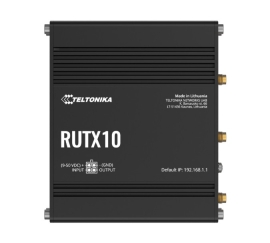 Teltonika RUTX10 Professional Ethernet Router, Industrial Ethernet Router/VPN/Firewall (No-Lte) With Dual Band WiFi 5 802.11ac, Psu Included RUTX10000400