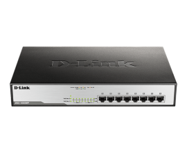 Dlink - 8-Port PoE Desktop Switch Dgs-1008Mp