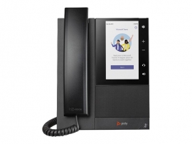 POLYCOM CCX 505 BUSINESS MEDIAPHONE MS TEAMS POE WIFI SHIPS W/OUT POWER SUPPLY 2200-49735-019