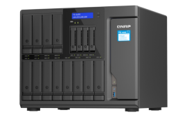 QNAP 16-BAY NAS (NO DISK) ATOM 8-CORE 2.8GHz, 8GB, 2.5GbE(2), M.2(2), 3YR WTY TS-1655-8G
