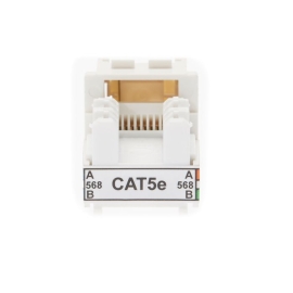 Cat 5E Keystone RJ45 Jack For 110 Face Plate | Pack Of 10 010.004.1000