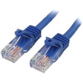 StarTech.com 10m Blue Cat5e Patch Cable With Snagless RJ45 Connectors - Long Ethernet Cable - 10 M Cat 5e Utp Cable - Make Fast Ethernet Connections With PoE Support - 10m Cat5e Patch Cable / Cat 5 Ethernet Cord / Cat5e Network Cable / Cat5e Utp Cable /
