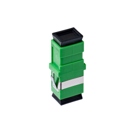 Sc/APC Os1/Os2 Singlemode Through Coupler Flangeless Simplex| Green 015.002.0086