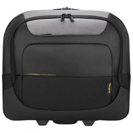 Targus CityGear TCG717GL Carrying Case (Roller) For 38.1 Cm (15") To 43.9 Cm (17.3") Notebook - Black, Grey - Shock Absorbing, Impact Resistant, Pressure Resistant - 1680D Polyester, Aluminium Body - Handle - 425 Mm Height X 390 Mm Width X 220 Mm Depth -