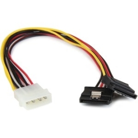 StarTech.com Splitter Cord - 30.48 Cm - For Sata Drive, Optical Drive - LP4 / Sata - 1 Each PYO2LP4LSATA