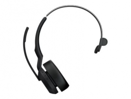 JABRA WIRELESS EVOLVE2 55 MS MONO BLUETOOTH ANC HEADSET W/CHARGING STAND, LINK380A, USB-A 25599-899-989