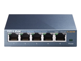 Tp-Link 5-Port Unmanaged Gigabit Switch, Metal Case, 5YR TL-SG105