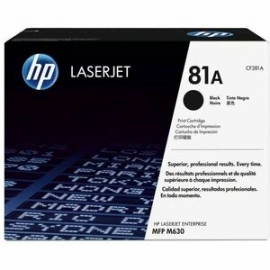 HP 81A Black Original LaserJet Toner Cartridge CF281A