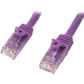 StarTech.com 10m Purple Cat5e Patch Cable With Snagless RJ45 Connectors - Long Ethernet Cable - 10 M Cat 5e Utp Cable - Make Fast Ethernet Connections With PoE Support - 10m Cat5e Patch Cable / Cat 5 Ethernet Cord / Cat5e Network Cable / Cat5e Utp Cable