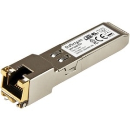 StarTech.com Sfp (mini-GBIC) - 1 X Rj-45 Duplex 1000Base-TX Network LAN - 1 Each - For Data Networking - Twisted Pair1.25 Gigabit Ethernet - 1000Base-TX - Hot-swappable SFP1000TXST