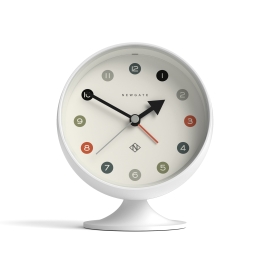 Newgate Spheric Alarm Clock White NGALM/SPH35PW