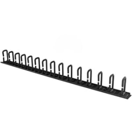 Vertical 0U Server Rack Cable Management W/ D-Ring Hooks - 20U Network Rack Cord Manager Panel - 3ft Wire Organizer (CMVER20UD) CMVER20UD