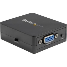 StarTech.com Signal Converter - External - Functions: Signal Conversion - VGA - 1920 X 1080 - Ntsc, Pal - S-Video - S-Video - Composite Video - 1 Each - Pc VGA2VID2