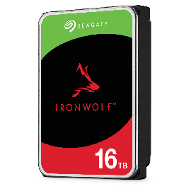 Seagate Ironwolf Nas 16TB, 3.5" Sata Hard Drive, 3YR Wty ST16000VN001