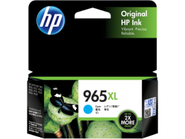 Hp 965Xl Cyan Original Ink Cartridge 3Ja81Aa
