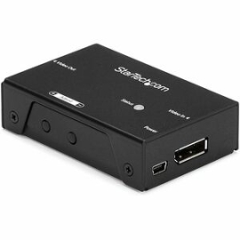 StarTech.com Signal Amplifier - Taa Compliant - Amplify The Strength Of Your DisplayPort Signal To Extend Your Video Source Up To 65 Ft. (20m) Over Standard DP Cable - DisplayPort Amplifier - DP Booster - 4K At 60 Hz - DisplayPort Equalizer - DP Cable Ex
