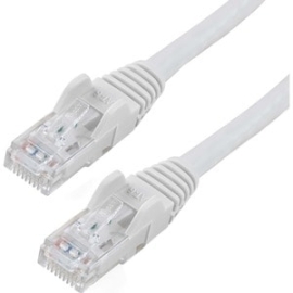 StarTech 1.5m CAT6 Ethernet Cable - White Snagless Gigabit - 100W PoE Utp 250Mhz Category 6 Patch Cord Ul Certified Wiring/TIA - 1.5m White CAT6 Ethernet Cable Delivers Multi Gigabit 1/2.5/5Gbps & 10Gbps Up To 160ft - 250Mhz - 24 Awg Stranded 100% Copper