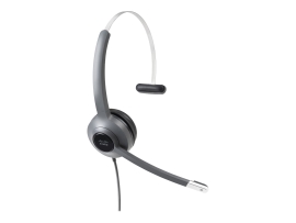 Cisco - Headset 521 Wired Single 3.5mm + Usba Headset Adapter CP-HS-W-521-USB=