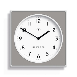 Newgate Burger & Chips Wall Clock Posh Grey NGBURG261WPGY