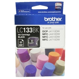 Brother Lc-133Bk Black Ink Cartridge - Mfc-J6520Dw/J6720Dw/J6920Dw And Dcp-J4110Dw/Mfc-J4410Dw/J4510Dw/J4710Dw And Dcp-J152W/J172W/J552Dw/J752 LC-133BK