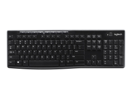 Logitech K270 Wireless Keyboard, 2.4GHZ Wireless Nano Receiver- 3YR Wty 920-003057