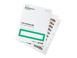 HPE LTO-9 RW Bar Code Label Pack Q2017A