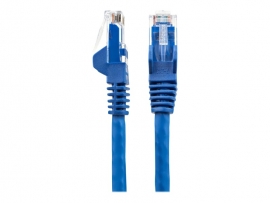 STARTECH 3M CAT6 CABLE, RJ45 PATCH CORD, SNAGLESS, LSZH, BLUE, LTW N6LPATCH3MBL