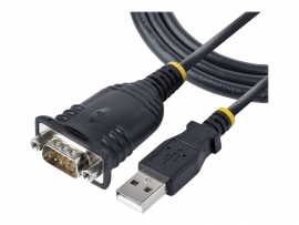 STARTECH 1 PORT USB TO RS232 DB9 SERIAL ADAPTER CABLE - M/M - 3FT 1P3FP-USB-SERIAL