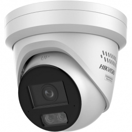 HIKVISION COLORVU3.0 2CD2387G 3-LI2U-SL 8MP STROBE AUDIO TURRET, 2.8MM, IR30M MIC,3YR DS-2CD2387G3-LIS2UY-SL