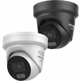 HIKVISION COLORVU3.0 2CD23 87G3-LI2U-SL 8MP STROBE AUDIO TURRET, 4MM, IR30M MIC,3YR DS-2CD2387G3-LIS2UY-SL-4MM