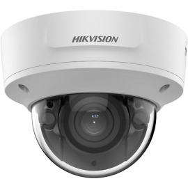 HIKVISION ACUSENSE 2CD2766G2T-IZS-BNC 6MP DOME, BLACK,VARI 2.8-12MM, IR 40M, BNC OUTPUT, 3 DS-2CD2766G2T-IZS-BNC-BLK