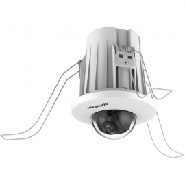 HIKVISION ACUSENSE 2CD2E43G2-U 4MP MINI IN-CEILING DOME CAMERA, FIXED 2.8MM, MIC, 3YR DS-2CD2E43G2-U