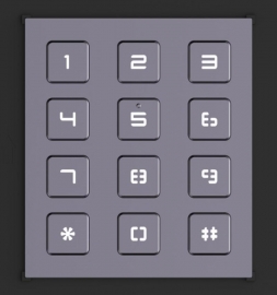 HIKVISION INTERCOM KD-KP G2 KEYPAD MODULE, IP65, 2YR DS-KD-KP