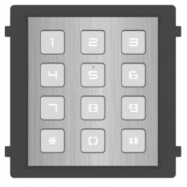 HIKVISION INTERCOM KD-KP-S G2 KEYPAD MODULE, STAINLESS STEEL, IP65, 2YR DS-KD-KP-S