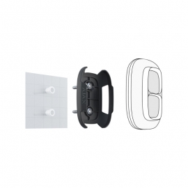 AJAX HOLDER FOR BUTTON/DOUBLE BUTTON BLACK 2Y 38214.82.BL