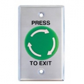 SECOR TWIST TO RESET EXIT GREEN BUTTON 1YR WEL2210A
