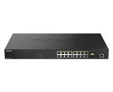 D-Link DMS-1250-18P, 18-Port Multi-Gigabit Smart Managed PoE++ Switch with 16 (2.5G) 90W PoE++ and 2 (10G) SFP+ Ports DMS-1250-18P