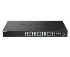 D-Link DMS-1250-28, 24-Port Multi-Gigabit Smart Managed Switch with 24 (2.5G) LAN and 4 (10G) SFP+ Ports DMS-1250-28