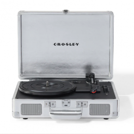 Crosley Cruiser Bluetooth Portable Turntable - Silver CRIW8005F-SI4