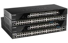D-Link 52-Port Gigabit Smart Managed Stackable PoE+ Switch with 44 PoE+ 1000Base-T, 4 PoE+ 2.5GBase-T and 4 10Gb Ports DGS-1520-52MP