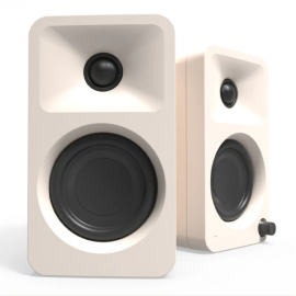 Kanto Limited Edition - Kanto ORA4 140W Powered Reference Speakers with USB-C Input and Bluetooth - Matte Cream