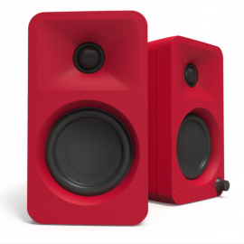 Kanto Limited Edition - Kanto ORA 100W Powered Reference Desktop Computer Speakers with Bluetooth 5.0 Matte Red